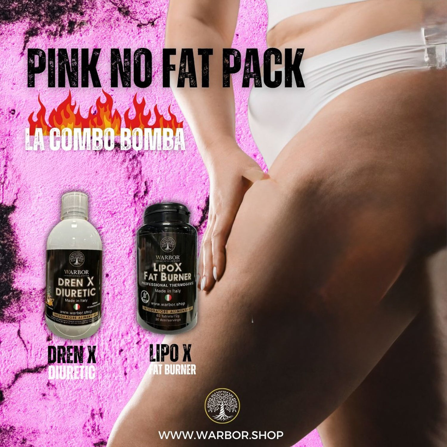 Pink No Fat Pack – La Combo Esplosiva per Dire Addio alla Cellulite