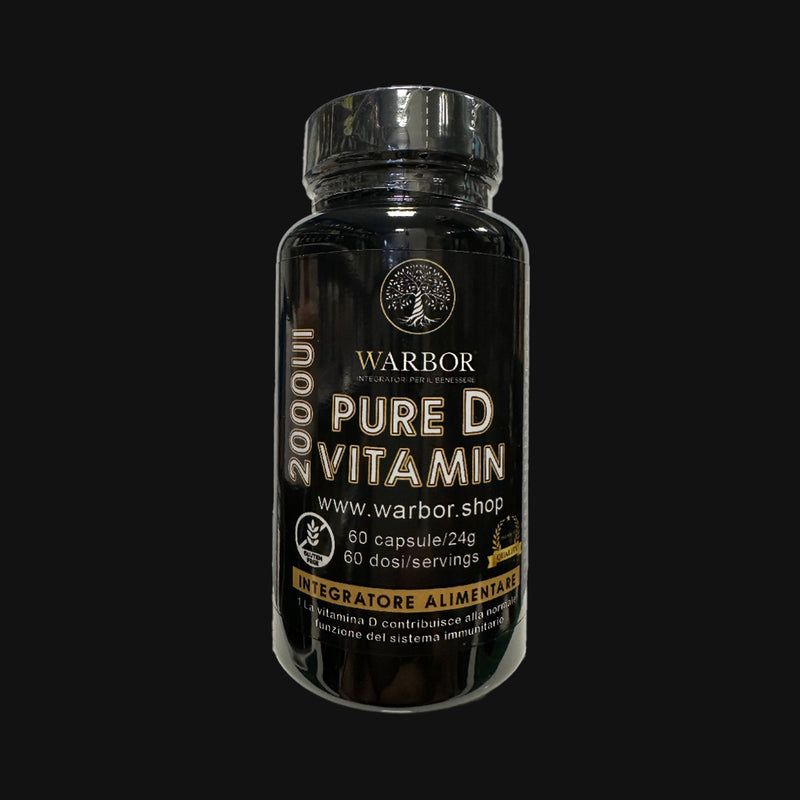 Warbor – Pure D Vitamin 2000 UI | 60 Capsule