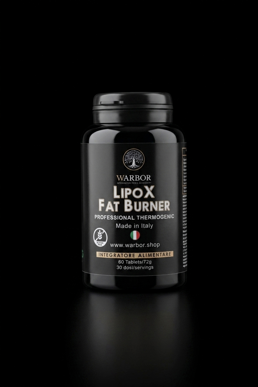 Lipo X Fat Burner Warbor – Integratore Termogenico per Metabolismo, Energia e Controllo del Peso