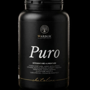PURO Warbor – Integratore Antiossidante e Depurativo con Glutatione, NAC, Cardo Mariano e CoQ10